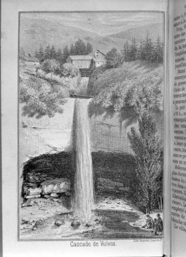 Cascade de Vulvoz [et moulin]. © Région Bourgogne-Franche-Comté, Inventaire du patrimoine