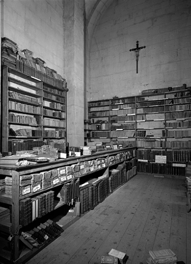 Vue de l'ancien trésor vers le nord. © Région Bourgogne-Franche-Comté, Inventaire du patrimoine