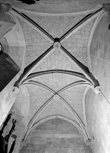 Voûtes de l'ancienne sacristie. © Région Bourgogne-Franche-Comté, Inventaire du patrimoine