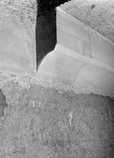 Détail d'une imposte de la coursière de l'abside. © Région Bourgogne-Franche-Comté, Inventaire du patrimoine