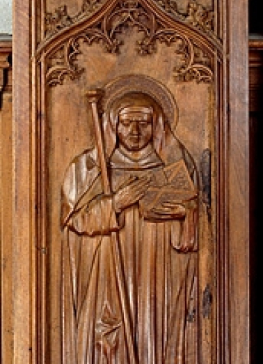 Le panneau de gauche. © Région Bourgogne-Franche-Comté, Inventaire du patrimoine Le panneau de gauche. © Région Bourgogne-Franche-Comté, Inventaire du patrimoine