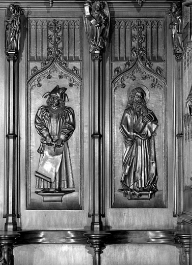 Les premier et deuxième panneaux. © Région Bourgogne-Franche-Comté, Inventaire du patrimoine