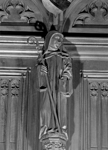 Vue de la vingt-deuxième statuette interdorsale. © Région Bourgogne-Franche-Comté, Inventaire du patrimoine