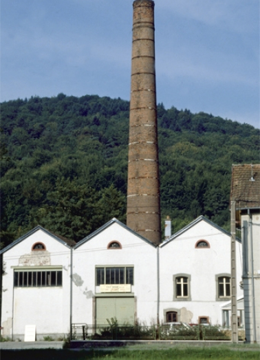 Salle des machines, chaufferie et cheminée. © Région Bourgogne-Franche-Comté, Inventaire du patrimoine