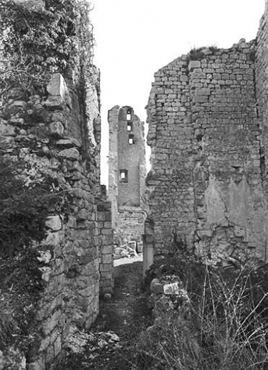 Logis et élévation ouest de la tour Saint-Denis. © Région Bourgogne-Franche-Comté, Inventaire du patrimoine