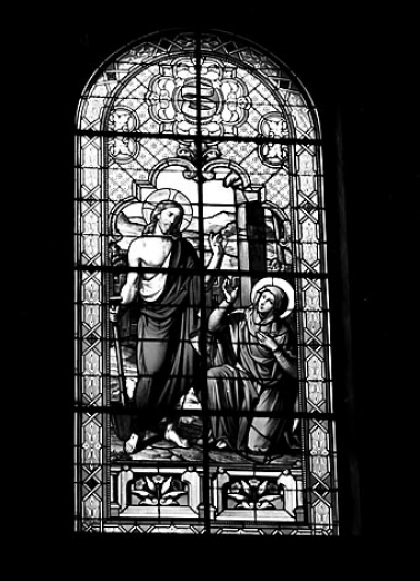 Baie 8 : l'Apparition à la Madeleine. © Région Bourgogne-Franche-Comté, Inventaire du patrimoine