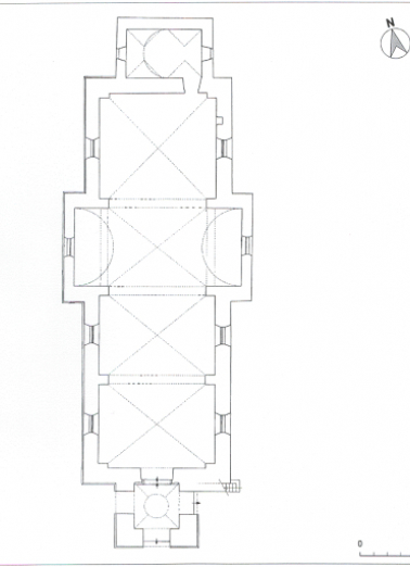 Mur de soutènement à arcades [vue d'ensemble, de trois quarts droite], [1919]. © Région Bourgogne-Franche-Comté, Inventaire du patrimoine