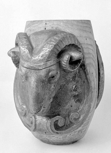 Tête de bélier. © Région Bourgogne-Franche-Comté, Inventaire du patrimoine