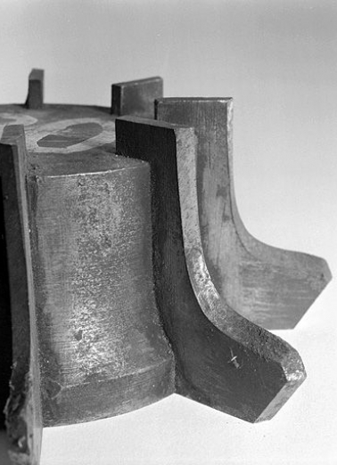 Détail d'une fraise, montrant le profil des fers. © Région Bourgogne-Franche-Comté, Inventaire du patrimoine