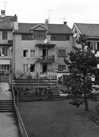 Façade postérieure d'un immeuble. © Région Bourgogne-Franche-Comté, Inventaire du patrimoine