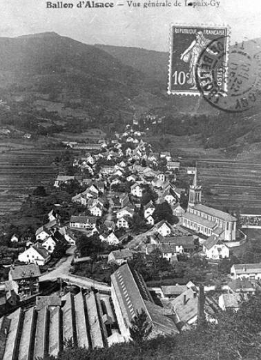Les Vosges illustrées. Ballon d'Alsace - Vue générale de Lepuix-Gy. © Région Bourgogne-Franche-Comté, Inventaire du patrimoine
