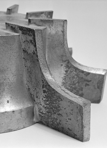 Détail d'une fraise, montrant le profil des fers. © Région Bourgogne-Franche-Comté, Inventaire du patrimoine