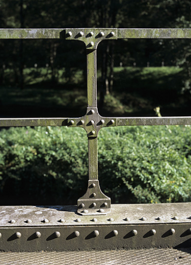 Pont : détail du garde-corps. © Région Bourgogne-Franche-Comté, Inventaire du patrimoine