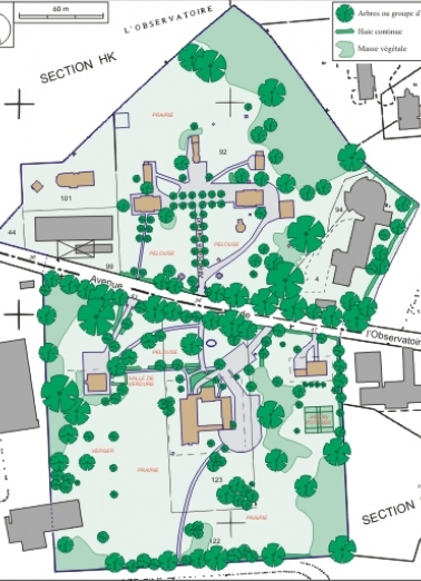 Plan d'ensemble. © Région Bourgogne-Franche-Comté, Inventaire du patrimoine