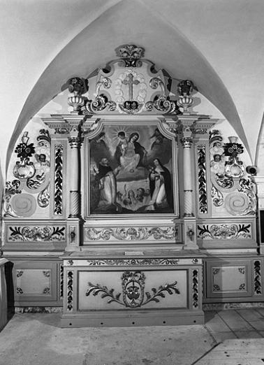 Vue d'ensemble de l'autel secondaire nord. © Région Bourgogne-Franche-Comté, Inventaire du patrimoine