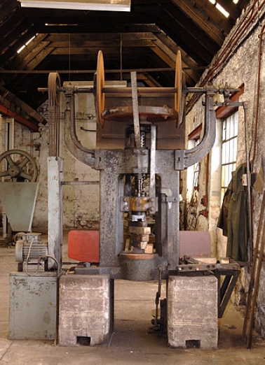 Face arrière d'une presse (A sur le plan de localisation). © Région Bourgogne-Franche-Comté, Inventaire du patrimoine