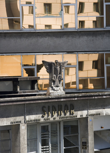 Détail : aigle de Besançon. © Région Bourgogne-Franche-Comté, Inventaire du patrimoine