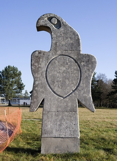 Sculpture : oiseau. © Région Bourgogne-Franche-Comté, Inventaire du patrimoine