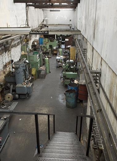 Atelier de fabrication au premier étage de soubassement. © Région Bourgogne-Franche-Comté, Inventaire du patrimoine