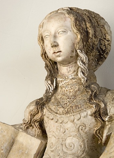 Buste de trois quarts droit. © Région Bourgogne-Franche-Comté, Inventaire du patrimoine