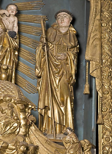 Saint Benoît, vue de face. © Région Bourgogne-Franche-Comté, Inventaire du patrimoine