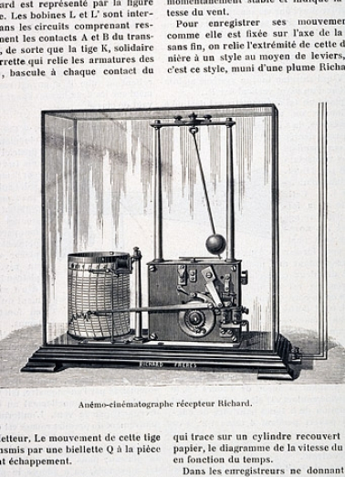 Anémo-cinématographe [sic] récepteur Richard [le récepteur], 1912. © Région Bourgogne-Franche-Comté, Inventaire du patrimoine