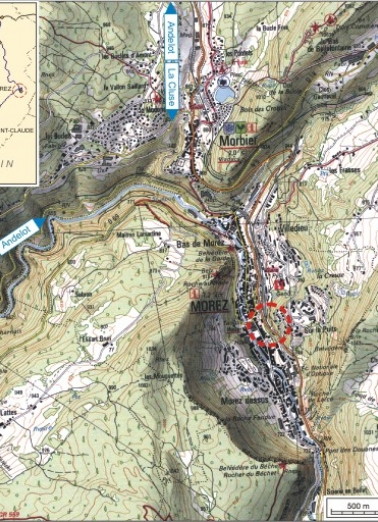 Carte et schéma de localisation. Carte topographique, IGN, 2000, dalles F087_050 et F088_050, échelle 1:25 000. Scan 25, licence n° 2008/CISE/2968. © Région Bourgogne-Franche-Comté, Inventaire du patrimoine Carte et schéma de localisation. Carte topographique, IGN, 2000, dalles F087_050 et F088_050, échelle 1:25 000. Scan 25, licence n° 2008/CISE/2968. © Région Bourgogne-Franche-Comté, Inventaire du patrimoine