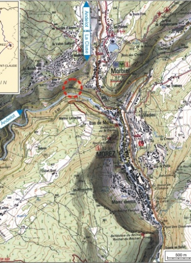Carte et schéma de localisation. Carte topographique, IGN, 2000, dalles F087_050 et F088_050, échelle 1:25 000. Scan 25, licence n° 2008/CISE/2968. © Région Bourgogne-Franche-Comté, Inventaire du patrimoine Carte et schéma de localisation. Carte topographique, IGN, 2000, dalles F087_050 et F088_050, échelle 1:25 000. Scan 25, licence n° 2008/CISE/2968. © Région Bourgogne-Franche-Comté, Inventaire du patrimoine