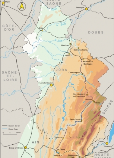 Tracé de la ligne. © Région Bourgogne-Franche-Comté, Inventaire du patrimoine