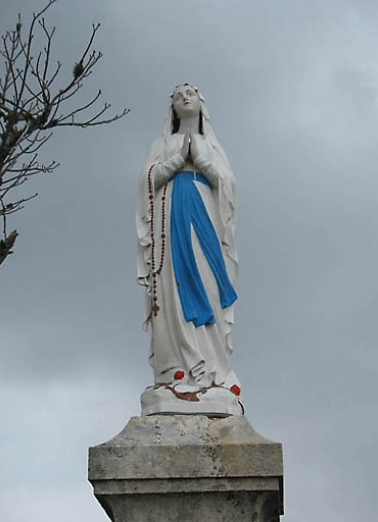 Statue de la Vierge. © Région Bourgogne-Franche-Comté, Inventaire du patrimoine