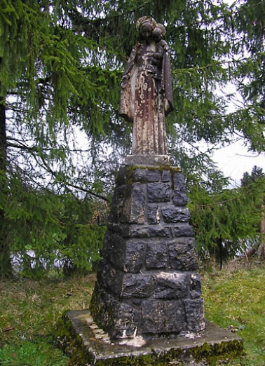 Vue générale sur la statue. © Région Bourgogne-Franche-Comté, Inventaire du patrimoine