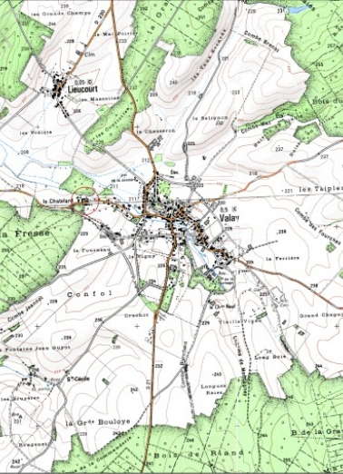 Carte de localisation. Carte topographique au 1:25000, I.G.N., Gray, 3222 E. SCAN 25 © IGN - 2008, Licence n°2008CISE29-68. © Région Bourgogne-Franche-Comté, Inventaire du patrimoine ; SCAN 25 © IGN - 2008, Licence n°2008CISE29-68. Carte de localisation. Carte topographique au 1:25000, I.G.N., Gray, 3222 E. SCAN 25 © IGN - 2008, Licence n°2008CISE29-68. © Région Bourgogne-Franche-Comté, Inventaire du patrimoine ; SCAN 25 © IGN - 2008, Licence n°2008CISE29-68.