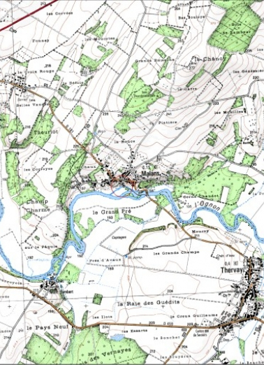 Carte de localisation. Carte topographique au 1:25000, I.G.N., Gendrey, 3223 E. SCAN 25 © IGN - 2008, Licence n°2008CISE29-68. © Région Bourgogne-Franche-Comté, Inventaire du patrimoine ; SCAN 25 © IGN - 2008, Licence n°2008CISE29-68. Carte de localisation. Carte topographique au 1:25000, I.G.N., Gendrey, 3223 E. SCAN 25 © IGN - 2008, Licence n°2008CISE29-68. © Région Bourgogne-Franche-Comté, Inventaire du patrimoine ; SCAN 25 © IGN - 2008, Licence n°2008CISE29-68.