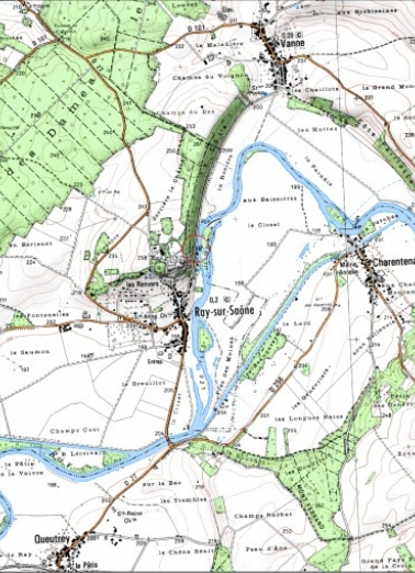 Carte de localisation. Carte topographique au 1:25000, I.G.N., Dampierre-sur-Salon, 3221 E. SCAN 25 © IGN - 2008, Licence n°2008CISE29-68. © Région Bourgogne-Franche-Comté, Inventaire du patrimoine Carte de localisation. Carte topographique au 1:25000, I.G.N., Dampierre-sur-Salon, 3221 E. SCAN 25 © IGN - 2008, Licence n°2008CISE29-68. © Région Bourgogne-Franche-Comté, Inventaire du patrimoine