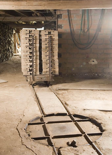 Wagonnet à plateaux sur voie Decauville. © Région Bourgogne-Franche-Comté, Inventaire du patrimoine