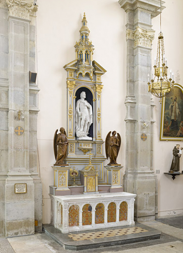 L'autel secondaire sud. © Région Bourgogne-Franche-Comté, Inventaire du patrimoine