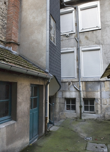 Vue d'ensemble de la façade antérieure du deuxième logis secondaire. © Région Bourgogne-Franche-Comté, Inventaire du Patrimoine