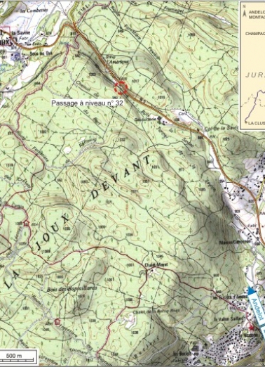 Carte et schéma de localisation. Carte topographique, IGN, 2000, dalles F087_049, F087_050, F088_049 et F088_050, échelle 1:25 000. Scan 25, licence n° 2008/CISE/2968. © Région Bourgogne-Franche-Comté, Inventaire du patrimoine