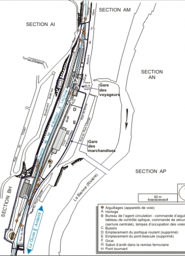 Plan de situation. © Région Bourgogne-Franche-Comté, Inventaire du patrimoine