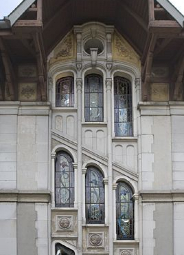 Vue d'ensemble, depuis l'extérieur. © Région Franche-Comté, Inventaire du patrimoine, ADAGP Vue d'ensemble, depuis l'extérieur. © Région Franche-Comté, Inventaire du patrimoine, ADAGP