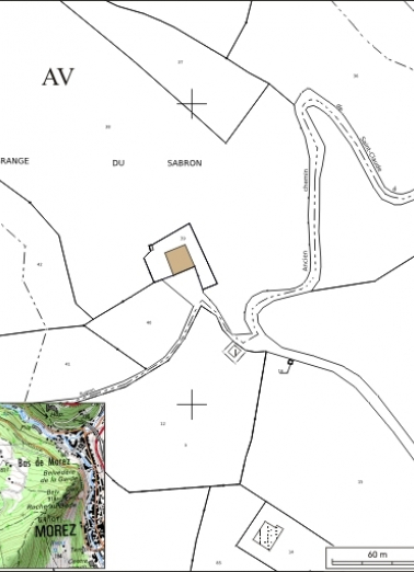 Plan-masse et de situation. © Région Bourgogne-Franche-Comté, Inventaire du patrimoine Plan-masse et de situation. © Région Bourgogne-Franche-Comté, Inventaire du patrimoine