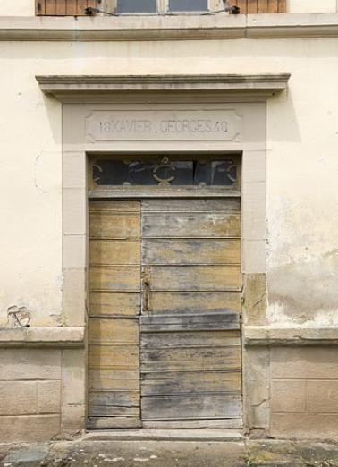 Porte du logement. © Région Bourgogne-Franche-Comté, Inventaire du patrimoine