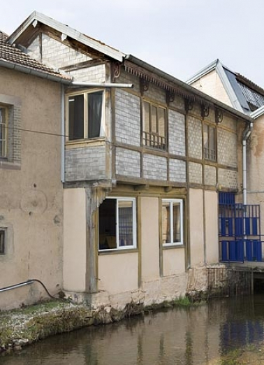 Façade est des bureaux. © Région Bourgogne-Franche-Comté, Inventaire du patrimoine