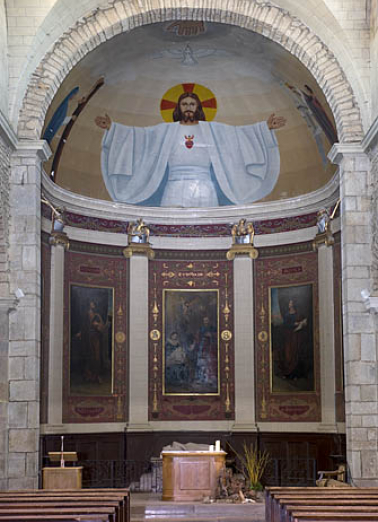 Vue générale du choeur. © Région Bourgogne-Franche-Comté, Inventaire du patrimoine