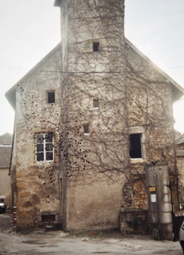 Bâtiment : élévation du côté de la rue Basse, après l'incendie (vers 2000). © Région Bourgogne-Franche-Comté, Inventaire du patrimoine