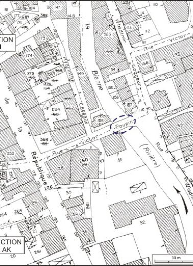 Plan de situation. © Région Bourgogne-Franche-Comté, Inventaire du patrimoine Plan de situation. © Région Bourgogne-Franche-Comté, Inventaire du patrimoine