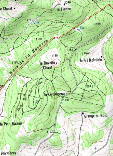  ferme © SCAN 25  IGN - 2008, Licence n° 2008CISE29-68