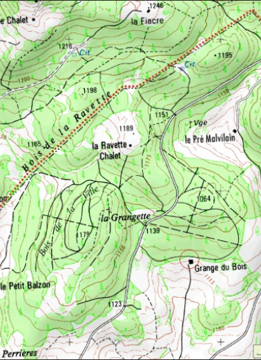  ferme © SCAN 25  IGN - 2008, Licence n° 2008CISE29-68