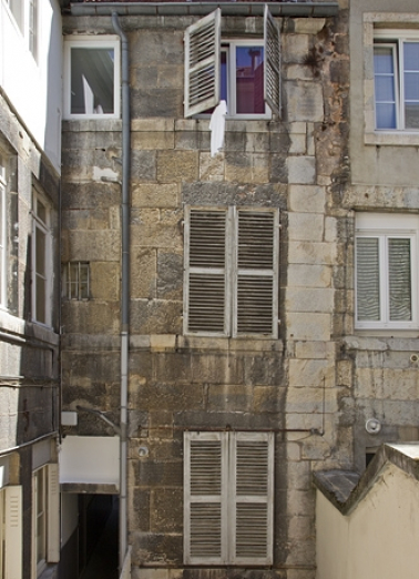 Premier logis secondaire, façade postérieure. © Région Bourgogne-Franche-Comté, Inventaire du Patrimoine