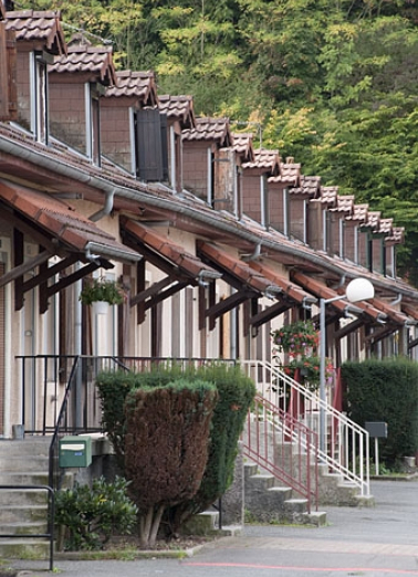 Caserne G. Vue rapprochée depuis l'est. © Région Bourgogne-Franche-Comté, Inventaire du patrimoine